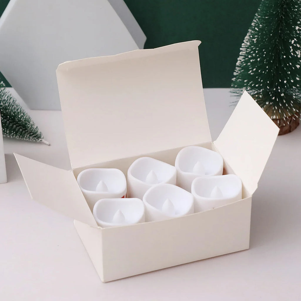 Christmas Candle Set Old Man Tree Snowman Christmas Eve Carnival Romantic Ornaments Light Led Christmas Decoration Candles Light