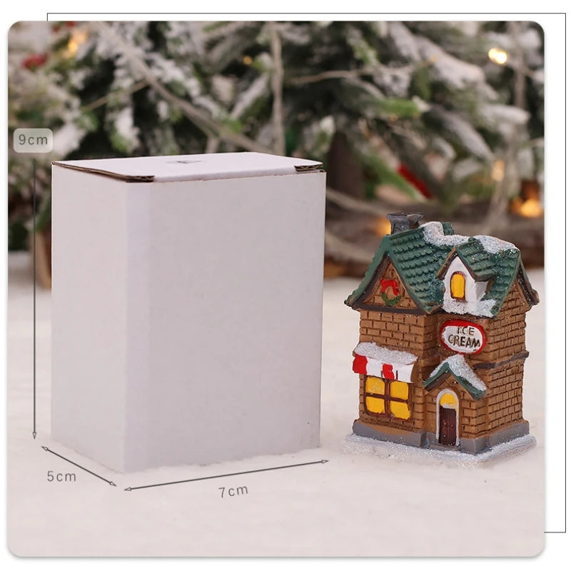 Christmas House Light Decorations For Home Ornaments Kids Xmas Gift New Year 2025 Navidad Decor Bedroom Night Light With Battery